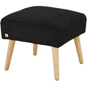 Soho Polsterhocker  Jolyn ¦ schwarz ¦ Maße (cm): B: 49 H: 45 T: 49.0