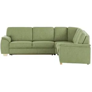 smart Ecksofa  Valencia ¦ grün ¦ Maße (cm): B: 280 H: 90 T: 250.0
