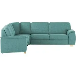 smart Ecksofa  Valencia ¦ türkis/petrol ¦ Maße (cm): B: 250 H: 90 T: 280.0