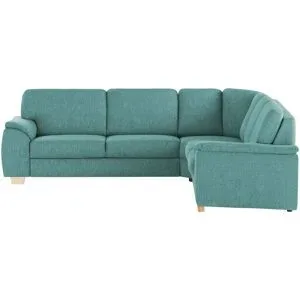 smart Ecksofa  Valencia ¦ türkis/petrol ¦ Maße (cm): B: 280 H: 80 T: 250.0