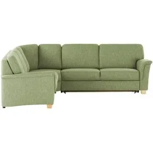 smart Ecksofa  Valencia ¦ grün ¦ Maße (cm): B: 242 H: 90 T: 272.0