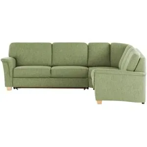smart Ecksofa  Valencia ¦ grün ¦ Maße (cm): B: 272 H: 90 T: 242.0