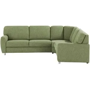 smart Ecksofa  Valencia ¦ grün ¦ Maße (cm): B: 271 H: 90 T: 241.0