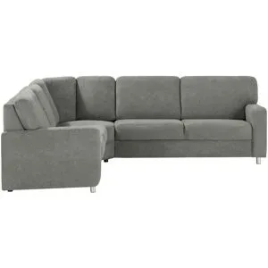 smart Ecksofa  Valencia ¦ grau ¦ Maße (cm): B: 266 H: 90 T: 236.0