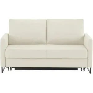 Höffner Schlafsofa aus Flachgewebe Fürth ¦ beige ¦ Maße (cm): B: 160 H: 90 T: 95.0