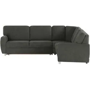smart Ecksofa  Valencia ¦ schwarz ¦ Maße (cm): B: 270 H: 90 T: 240.0