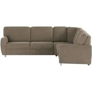 smart Ecksofa  Valencia ¦ braun ¦ Maße (cm): B: 271 H: 90 T: 241.0