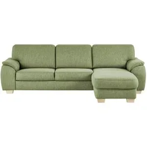 smart Ecksofa  Valencia ¦ grün ¦ Maße (cm): B: 281 H: 90 T: 173.0