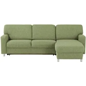 smart Ecksofa  Valencia ¦ grün ¦ Maße (cm): B: 267 H: 90 T: 173.0