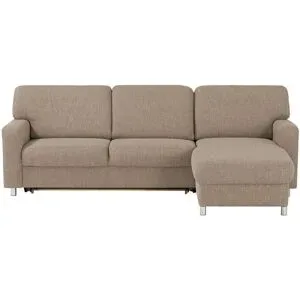 smart Ecksofa  Valencia ¦ braun ¦ Maße (cm): B: 267 H: 90 T: 173.0