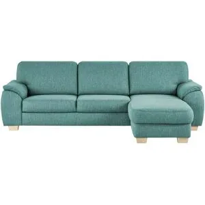 smart Ecksofa  Valencia ¦ türkis/petrol ¦ Maße (cm): B: 281 H: 90 T: 173.0
