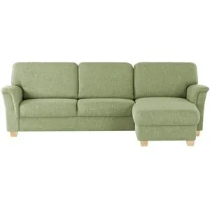 smart Ecksofa  Valencia ¦ grün ¦ Maße (cm): B: 265 H: 90 T: 173.0