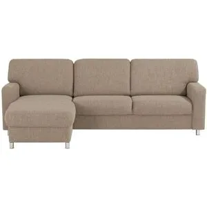 smart Ecksofa  Valencia ¦ braun ¦ Maße (cm): B: 253 H: 90 T: 173.0