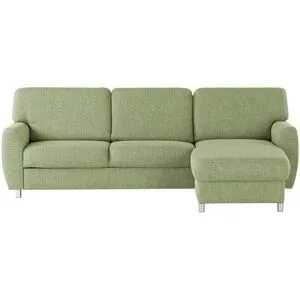 smart Ecksofa  Valencia ¦ grün ¦ Maße (cm): B: 261 H: 90 T: 173.0