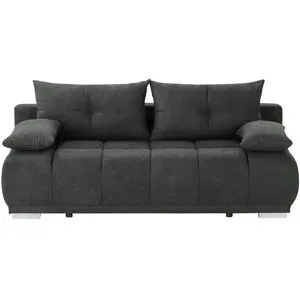 switch Schlafsofa mit Boxspringpolsterung  Gala ¦ schwarz ¦ Maße (cm): B: 208 H: