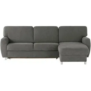 smart Ecksofa  Valencia ¦ grau ¦ Maße (cm): B: 263 H: 90 T: 173.0