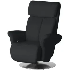 Himolla Ledersessel mit Relaxfunktion 7227 ¦ schwarz ¦ Maße (cm): B: 82 H: 107
