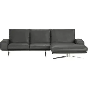 Koinor Ecksofa  Hiero ¦ grau ¦ Maße (cm): B: 298 H: 92 T: 91.0