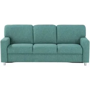 smart Sofa  Valencia ¦ türkis/petrol ¦ Maße (cm): B: 212 H: 90 T: 93.0