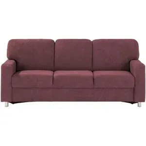 smart Sofa  Valencia ¦ rot ¦ Maße (cm): B: 212 H: 90 T: 93.0