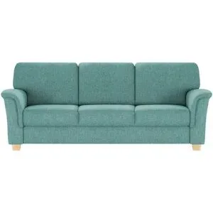 smart Sofa  Valencia ¦ türkis/petrol ¦ Maße (cm): B: 224 H: 90 T: 93.0
