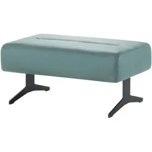 Stressless Hocker aus Leder  Stella ¦ türkis/petrol ¦ Maße (cm): B: 90 H: 44 T: