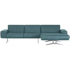 Koinor Ecksofa  Hiero ¦ türkis/petrol ¦ Maße (cm): B: 298 H: 80 T: 154.0
