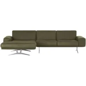 Koinor Ecksofa  Hiero ¦ grün ¦ Maße (cm): B: 298 H: 80 T: 154.0