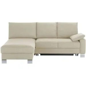 Höffner Ecksofa  Fürth ¦ beige ¦ Maße (cm): B: 218 H: 90 T: 180.0