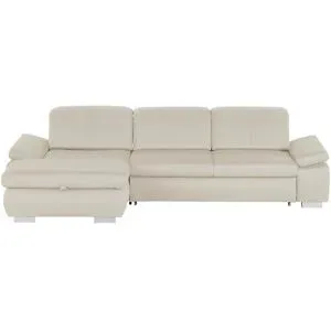 Lounge Collection Ecksofa aus Mikrofaser Kathrin ¦ creme ¦ Maße (cm): B: 309 H: