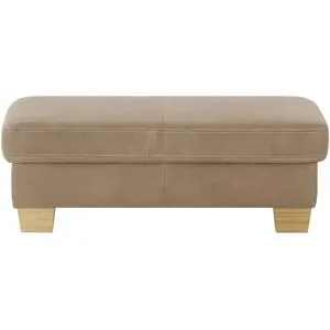 meinSofa XXL-Hocker  Samu ¦ beige ¦ Maße (cm): B: 130 H: 45 T: 65.0