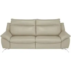 Natuzzi Editions Sofa aus Echtleder Orlando ¦ beige ¦ Maße (cm): B: 219 H: 94 T: