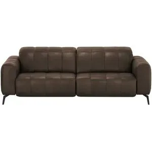 Natuzzi Editions Ledersofa mit Kopfteilverstellung Portento ¦ braun ¦ Maße (cm):