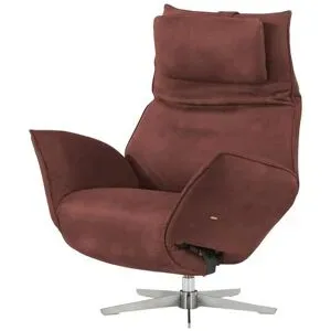 Koinor Ledersessel mit elektrischer Relaxfunktion Safira ¦ rot ¦ Maße (cm): B: