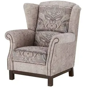 bassetti by SCHRÖNO Sessel aus Velours Salina ¦ grau ¦ Maße (cm): B: 90 H: 106