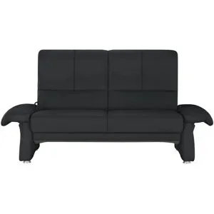 Himolla Ledersofa  6001 ¦ schwarz ¦ Maße (cm): B: 173 H: 102 T: 86.0