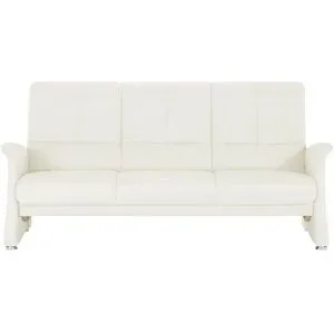 Himolla Vorziehsofa aus Echtleder 6001 ¦ creme ¦ Maße (cm): B: 210 H: 102 T: