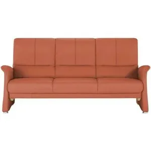 Himolla Vorziehsofa aus Echtleder 6001 ¦ orange ¦ Maße (cm): B: 210 H: 102 T: