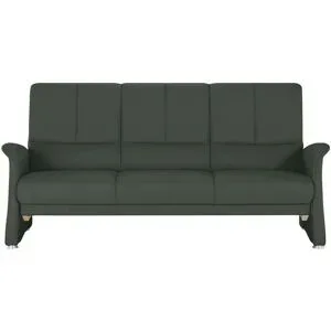 Himolla Vorziehsofa aus Echtleder 6001 ¦ grün ¦ Maße (cm): B: 210 H: 102 T: 86.0