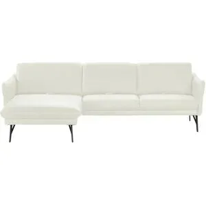 Himolla Ecksofa Leder  1928 ¦ weiß ¦ Maße (cm): B: 280 H: 83 T: 175.0