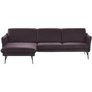 Himolla Ecksofa Leder  1928 ¦ lila/violett ¦ Maße (cm): B: 280 H: 83 T: 175.0