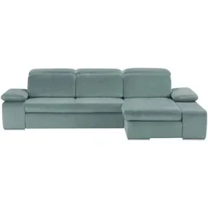 switch Ecksofa aus Mikrofaser Avilla ¦ türkis/petrol ¦ Maße (cm): B: 285 H: 86