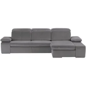 switch Ecksofa aus Mikrofaser Avilla ¦ schwarz ¦ Maße (cm): B: 285 H: 86 T: