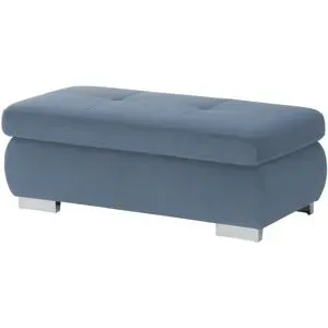 Lounge Collection Polsterhocker  Affair ¦ blau ¦ Maße (cm): B: 129 H: 47 T: 64.0