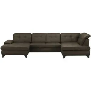 Lounge Collection Wohnlandschaft Leder  Jona ¦ braun ¦ Maße (cm): B: 368 H: 100