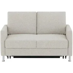 Höffner Schlafsofa platzsparend Fürth ¦ beige ¦ Maße (cm): B: 140 H: 90 T: 95.0