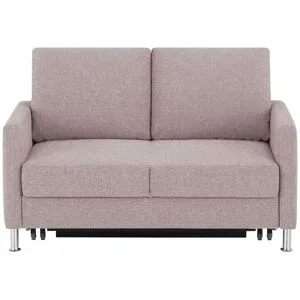 Höffner Schlafsofa platzsparend Fürth ¦ rosa/pink ¦ Maße (cm): B: 140 H: 90 T: 95.0