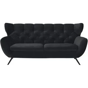 Jette Home Sofa  Caldara ¦ schwarz ¦ Maße (cm): B: 200 H: 94 T: 95.0