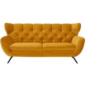 Jette Home Sofa  Caldara ¦ gelb ¦ Maße (cm): B: 200 H: 94 T: 95.0