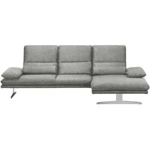 W.SCHILLIG Ecksofa  16777 Broadway ¦ grau ¦ Maße (cm): B: 291 H: 94 T: 164.0